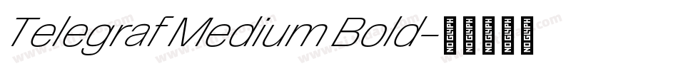 Telegraf Medium Bold字体转换